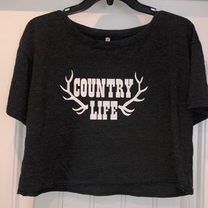 Country Life crop top
